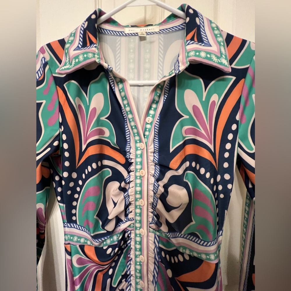Her.. Bottari Size Small Collared Button Up Color… - image 2